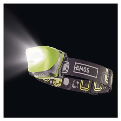 COB LED čelovka P3528, 150 lm, 20 m, 3x AAA