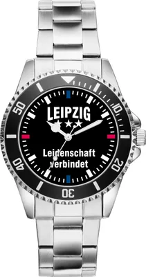 Produktbild von KIESENBERG Herrenuhr Armbanduhr Leipzig Geschenk Artikel Idee Fan Analog Quartz 2309