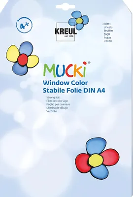 Produktbild von KREUL Spezialfolie für Window Color MUCKI DIN A4 3 Folien