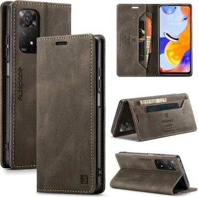 Immagine prodotto di Redmi Note 11 Pro Custodia a portafoglio Cover, RetroPoliuretanoCustodia in pelle Stand Cover protettiva per Xiaomi Redmi Note 11 Pro 5G/4G Copper