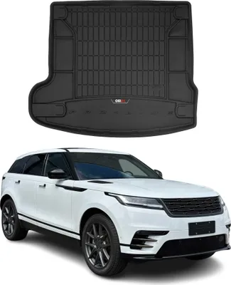 Image de Tapis de Coffre pour Land Rover Range Rover Velar 2017-2022 TPE Noir