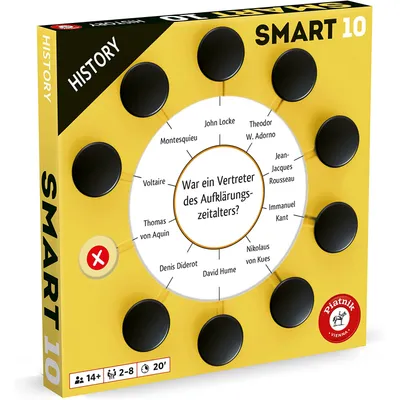 Obrázok produktu pre Piatnik Smart 10 History, Rozšírenie stolovej hry, Rodina, 14 rok / roky, 20 min