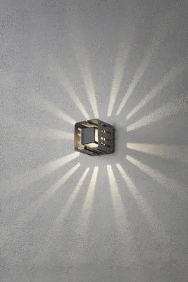 Productafbeelding van Konstsmide 7978-370, 1 lamp, 3000 K, IP54, antraciet, grijs