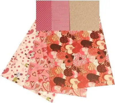 Produktbild von Karton obustronny 300g 24x34cm 3 ark MIX