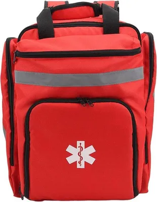 Immagine prodotto di Kit di pronto soccorso grande e capiente, rosso, per la protezione in caso di emergenza durante i viaggi