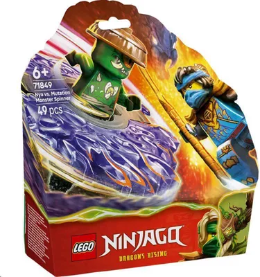 Obrázok produktu pre LEGO NINJAGO Nya vs. spinner mutantnej príšery, Stavebnica, 6 rok / roky, Plast, 49 kusov, 113 g