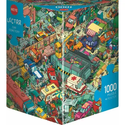 Image de Heye Puzzle Car Cemetery 1000 3hkg.