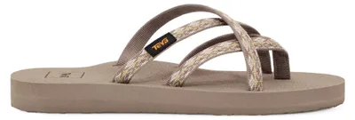Produktbild von Teva W Olowahu Webbing Detail Damen Vegan Sandalen in Sand – 6 UK - 39 EU - 8 US / Sand