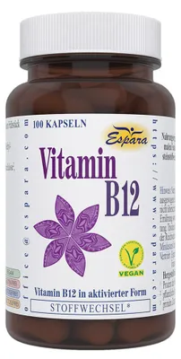 Obrázek produktu pro Espara Vitamin B12, kapsle, 100 kusů