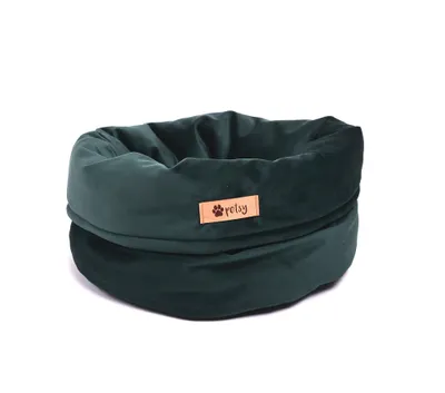 Obrázek produktu pro Pelíšek pro psa "BASKET" ROYAL Ø 40 cm zelený