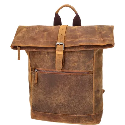 Produktbild von The Skandinavian Brand Leder Rucksack Hunter  tan : cognac-38 Farbsortierung: cognac-38