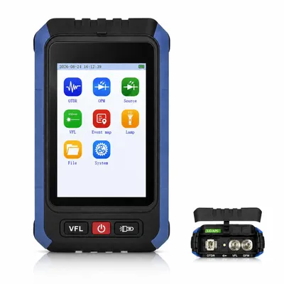Obrázok produktu pre Elfcam – Mini OTDR monomód ELF-2900-D s portom LC/APC, 1270/1310/1490/1550/1577 nm XGS-PON, 22/20 dB, do 60 km, menu v nemčine/francúzštine/angličtine