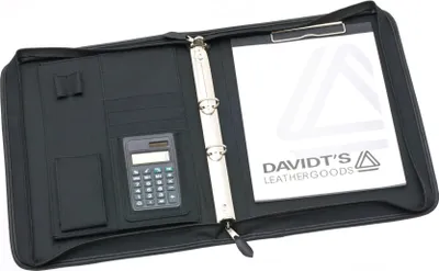 Produktbild von Davidts Aktentasche 37x29x6 cm Schreibmappe Schwarz Bowatex