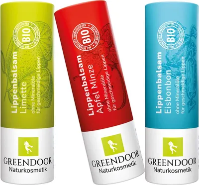 Produktbild von GREENDOOR Lippenpflege Set FRESH