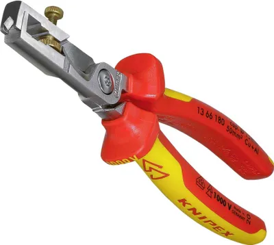 A close-up studio shot of a wire stripper tool.
