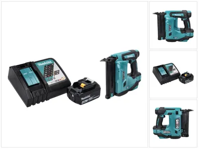 Obrázok produktu pre Makita DBN 500 RM1 akumulátorová klincovačka 18 V 15-50 mm + 1x akumulátor 4,0 Ah + nabíjačka