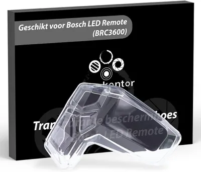 Productafbeelding van Beschermhoes bedieningseenheid - Kristalhelder - Geschikt voor Bosch LED Remote