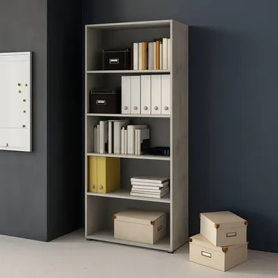 Immagine prodotto di Brugnera - Libreria, 79x34x188h cm Bianco, 4 Ripiani