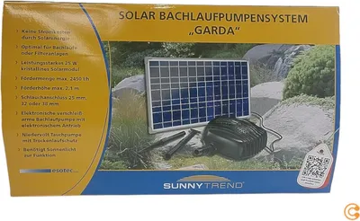 Produktbild von Esotec SXP Solar-Bachlaufpumpensystem, 101762