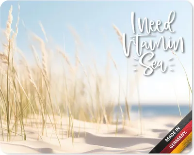 Produktbild von younikat Mauspad mit Düne Motiv I I 24 x 19 cm I Mousepad in Standard-Größe I rutschfest I Strand I dv1523