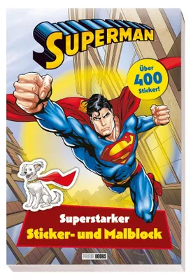 Produktbild von Superman: Superstarker Sticker- und Malblock