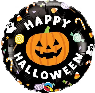 Produktbild von Halloween Happy Candies Folienballon 46 cm