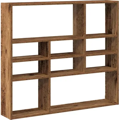 Image de vidaXL Étagère murale imitation bois ancien 90x16x78 cm Bois composite