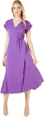 Produktbild von Principles - Wickelkleid für Damen DH7799 (42 DE) (Violett)