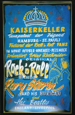Produktbild von Blechschild Nostalgieschild Kaiserkeller Hamburg St. Pauli The Beatles