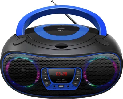 Image de Denver Boombox Radio TCL-212BT, CD, Bluetooth, USB, Farbe : Bleu