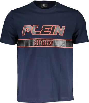 Produktbild von Plein Sport Herren KURZARM-T-SHIRT Blau TIPS105_6C15E31_BLU85NAVY : Größe - M Größe: M