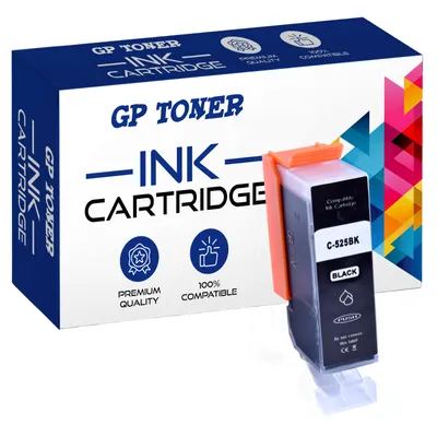 Obrázok produktu pre Kompatibilný atrament pre Canon PGI-525XL Pixma iP4820 iP4870 MG5120 MG5350 MG8170 MX895 čierny
