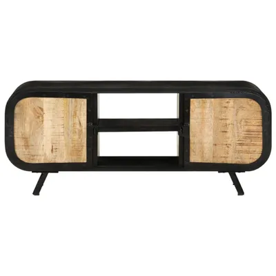 Immagine prodotto di Mobile Porta TV 110x30x45 cm in Legno Massello di Mango Grezzo