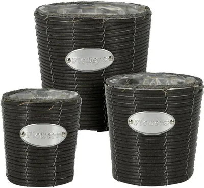 Produktbild von Technorattan Blumentopf Set 3 Stück
