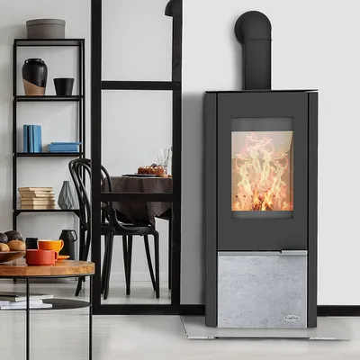 Produktbild von Fireplace Kingstone Kaminofen Stahl mit Specksteineinsatz