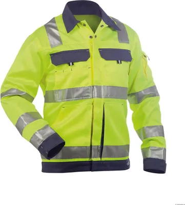 Produktbild von Dassy Warnschutz Arbeitsjacke Dusseldorf PESCO70 Gr. 2XL neongelb/zementgrau
