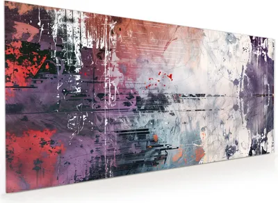 Produktbild von Küchenrückwand Spritzschutz Glas mit Motiv Abstrakte Kunst 40 x 40 cm
