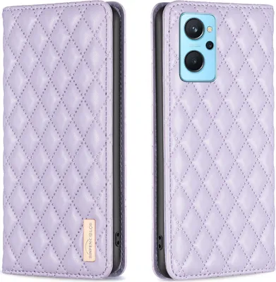 Produktbild von OPPO A76 4G Hülle, Elegant Bookstyle Flip Leder Kartenfächer Schutzhülle mit Ständer für OPPO A76 4G A36 4G Realme 9i K10 4G A96 4G Lila