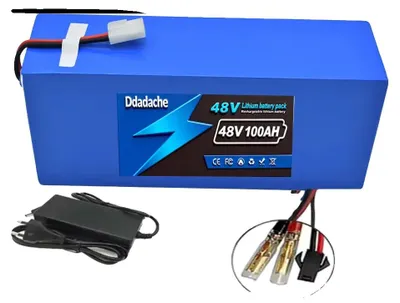 Immagine prodotto di Batterie al litio, capacità 100Ah, sistema di gestione della batteria (BMS) intelligente, caricabatterie Buller-SM modello X1