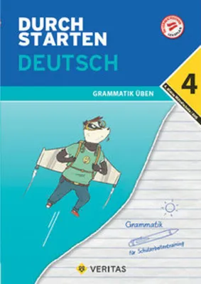 Immagine prodotto di Durchstarten 4. Klasse - Deutsch Mittelschule/AHS - Grammatik - Lernhilfe mit herausnehmbares Lösungsheft