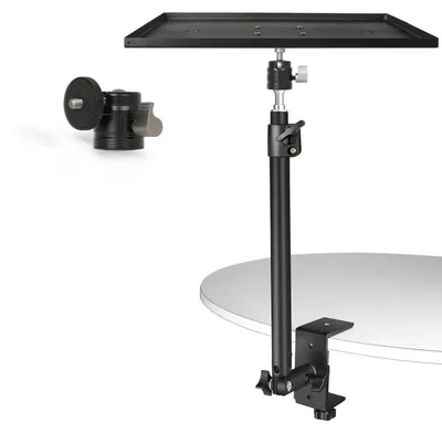 Produktbild von Stativ, höhenverstellbar, 360-Grad-Drehung, Mit Tablett