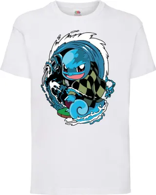 Immagine prodotto di Maglietta per bambini Pokemon Squirtle, 9-11 Jahr - 140 , Blanc