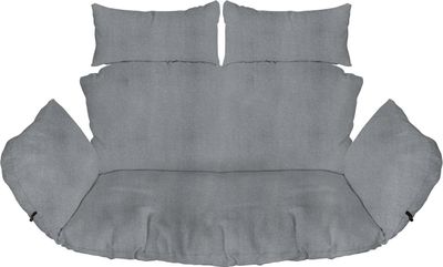Zwei Personen Kissen Für Hängesessel; Doppelkissen Polster Bodenkissen für Schwenksessel; Auflage für Baumwoll Hängeschaukel; Hängekorb; Hängestuhl; Rückenkissen in der Farbe Flachs [114]