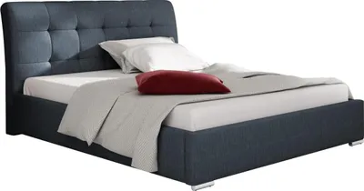 Produktbild von MIRJAN24 Polsterbett mit Bettkasten Amber, Stilvoll Doppelbett, Lattenrost ist im Bettkasten integriert (Farbe: Spirit 13, Größe: 180 x 200 cm)