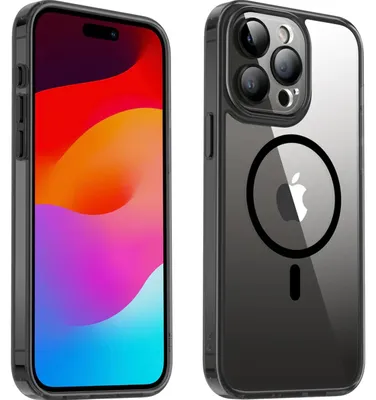Produktbild von Valenta 587709, Cover, Apple, iPhone 13 Pro, 15,5 cm (6.1"), Schwarz, Transparent