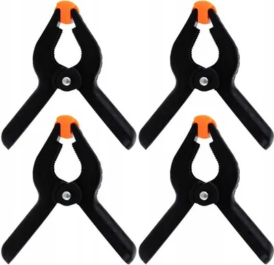 Produktbild von Federklammer 4 St. 3" Befestigung Zimmermannsklammer