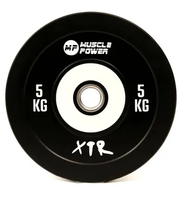 Produktbild von Muscle Power Bumper Plate Pro 5 kg Gummischeibe
