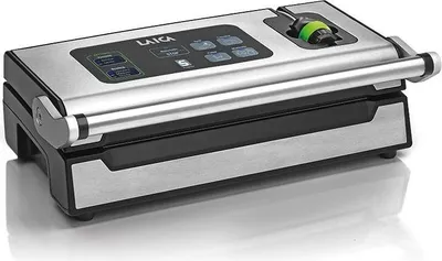 Immagine prodotto di Laica VT3240 Macchina per Sottovuoto 900 mbar Doppia Barra Saldante Nero Argento