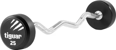 Produktbild von GymletiX Curl PolyurethanBarbells – Polyurethan-Hanteln für Krafttraining, Gewicht:25 Kg