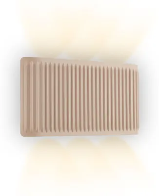 Image de Briloner Lampe murale sans fil 17,5x9x4,5 cm rectangulaire 1 W 150 lm 2700 K blanc chaud intensité variable beige - Applique murale pour salon chambre couloir